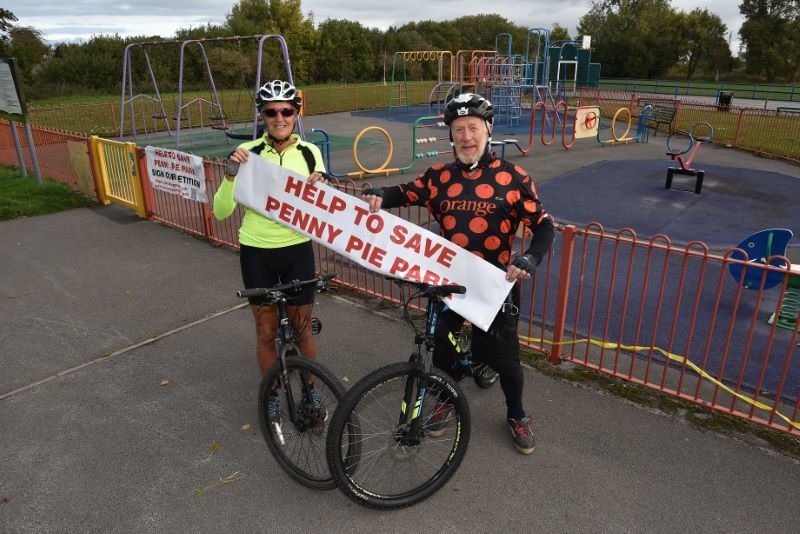 Other image for Campaigner Peter gets on his bike to raise support